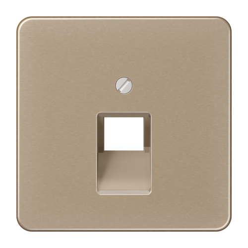 Накладка на розетку информационную JUNG CD 500, бронзовый