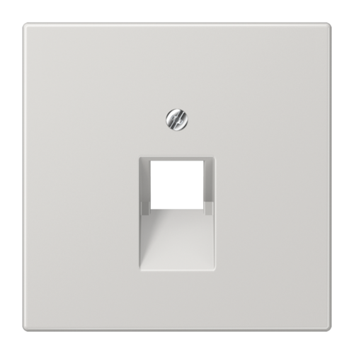 Накладка на розетку информационную JUNG LS 990, светло-серый