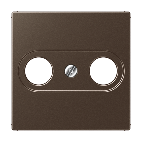 Накладка на розетку телевизионную JUNG А-СЕРИЯ, мокка