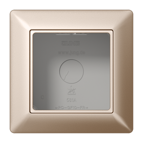 Коробка для накладного монтажа 1-кратная; шампань