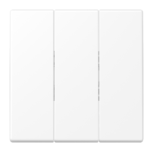 Клавиша для 3-клавишного выключателя цвет Матовый белый