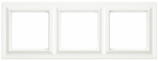 Eco Profi Standart Рамка  3-местная, цвет Слоновая кость