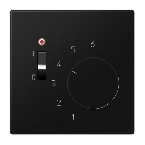 Терморегулятор Jung LS 990, механический, черный матовый, TRLS231SWM