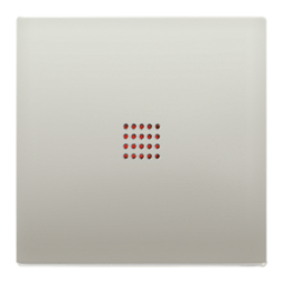 Клавиша с линзой JUNG LS METAL, стальной