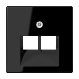 Накладка на розетку информационную JUNG А-СЕРИЯ, черный