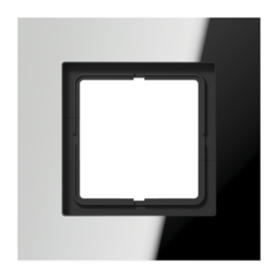 Рамка 1 пост JUNG LS PLUS, хром