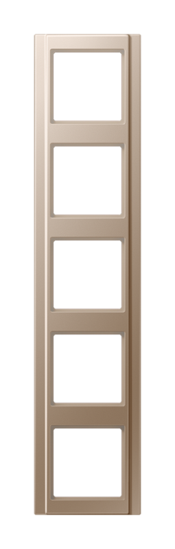 Рамка 5 постов JUNG A 500, шампань