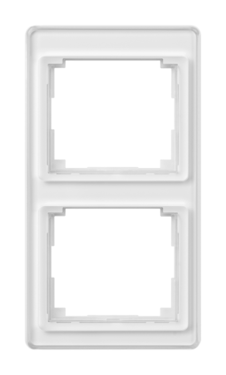 Рамка 2 поста JUNG SL 500, вертикальная, белый