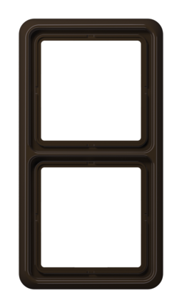 Рамка 2 поста JUNG CD, коричневый