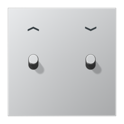 Накладка тумблера JUNG LS1912, алюминий