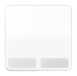 Клавиша двойная JUNG CD 500, белый