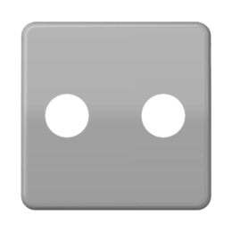 Крышка для телевизионной розетки; серая