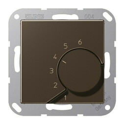 Терморегулятор Jung А-СЕРИЯ, механический, мокко, TRA246MO